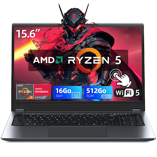 VANWIN PC Portable YOGA Ecran Tactile rotation 360°AMD Ryzen5 7430U RAM 16Go DDR4 SSD 512Go