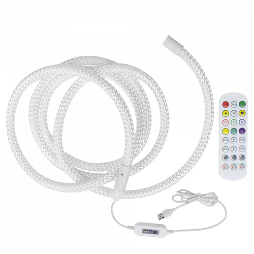 Corde LED RGB 3 m 5V télécommande, intérieur Ecolight