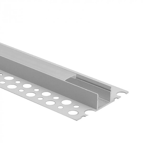 Ecolight Profilé alu LED GN02 saillie blanc diffuseur givré 2m