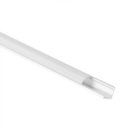 Profil LED d’angle RW02 anodisé, givré 2 m Ecolight