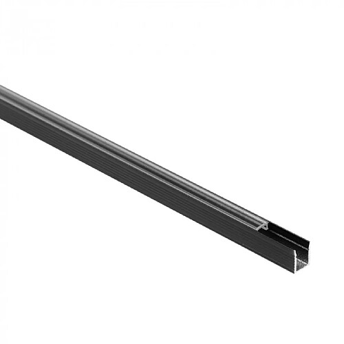 Profil LED NW01 saillie noir capot clair 1m Ecolight