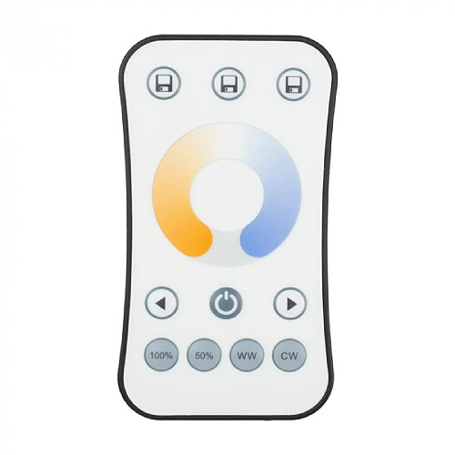 Télécommande RF tactile CCT 1 zone blanche Ecolight