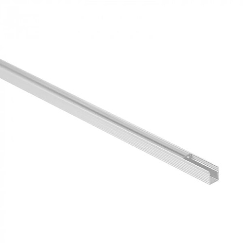 Ecolight Profil LED NW01 en saillie anodisé, diffuseur clair 1 m