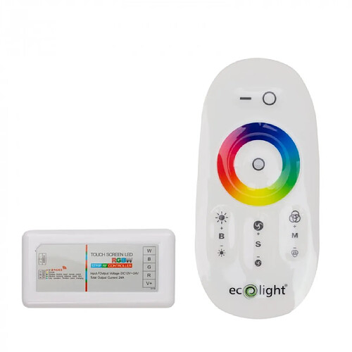 Contrôleur tactile RF LED RGBW 24A 12-24V Ecolight
