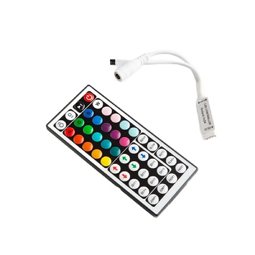 Contrôleur ruban LED RGB IR 44 touches 72W Ecolight