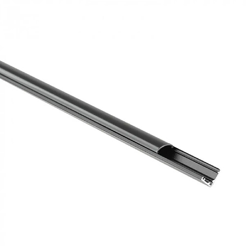 Profil LED RW01 d’angle noir, diffuseur noir 1 m Ecolight