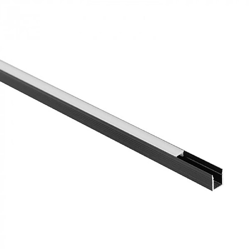 Profil LED NW01 en saillie noir diffuseur opale 1m Ecolight