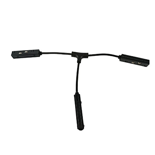Connecteur alimentation T rail magnétique noir Maxlight