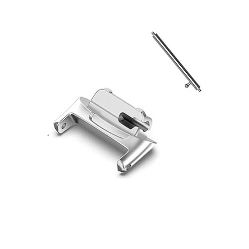 INF Connecteur en acier inoxydable pour bracelet de montre Fitbit Inspire 3 Silver