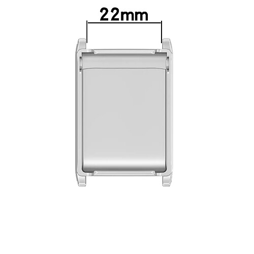 INF Adaptateur de bracelet WHOOP 4.0 : Connexion sécurisée et élégante Silver