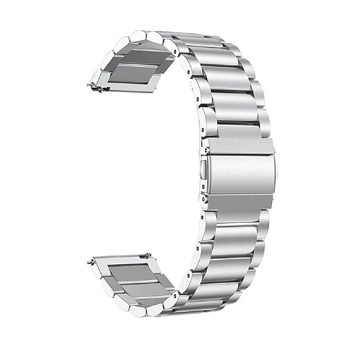 INF Bracelet de montre en acier inoxydable - Ajustement confortable et sûr Silver 24 mm