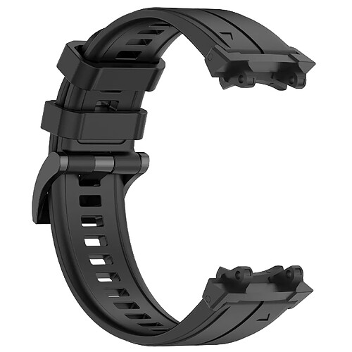 INF Bracelet de montre en silicone à boucle épaisse pour Amazfit T-Rex 2/3 - Noir