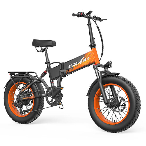 Vélo électrique pliable ZAZAWORK CF1000 Moteur 1000W Batterie 48V20Ah Freins hydrauliques