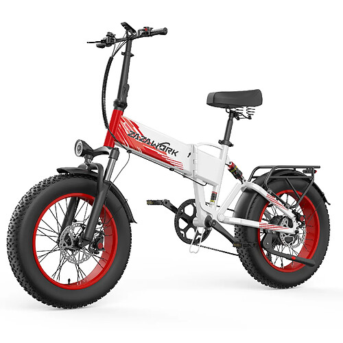 Vélo électrique pliable ZAZAWORK CF1000 Moteur 1000W Batterie 48V20Ah Freins hydrauliques