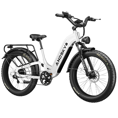 Vélo électrique Autonomie 120km Batterie 48V 20Ah Shimano 7 vitesses Pneus 26x4.0 50km/h