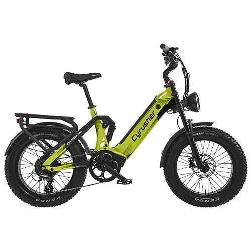 Cyrusher Vélo électrique Batterie 52V20Ah Shimano 8V Autonomie 110km Freins hydrauliques 250W