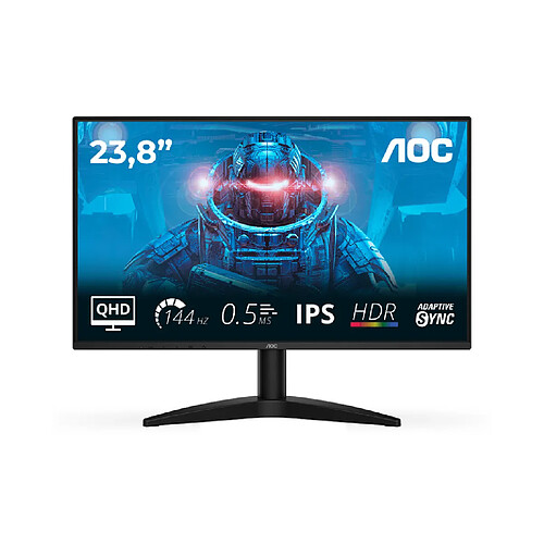 AOC Q24B36X - Moniteur Gaming 23,8" QHD IPS 144 Hz Noir