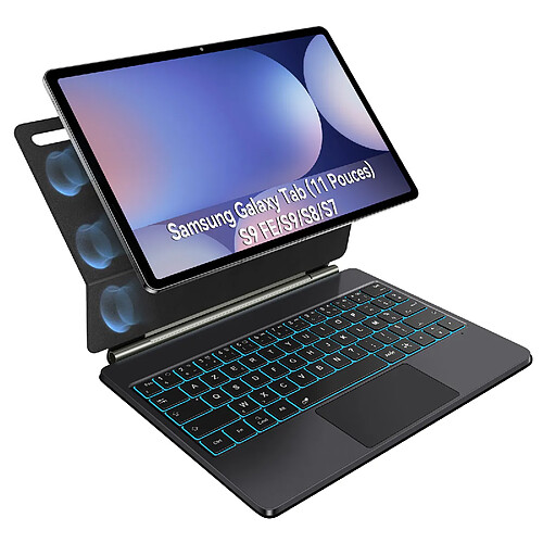 VANWIN Clavier Pour Samsung Galaxy TabS10 Lite/S10 FE/S9 FE 5G 10,9", S11/S9 11" AZERTY