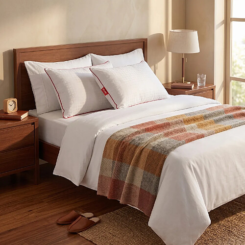 Oreiller Viscoélastique-Fermeté faible-Pour dormeurs sur le ventre-PIKOLIN Soft-90x40