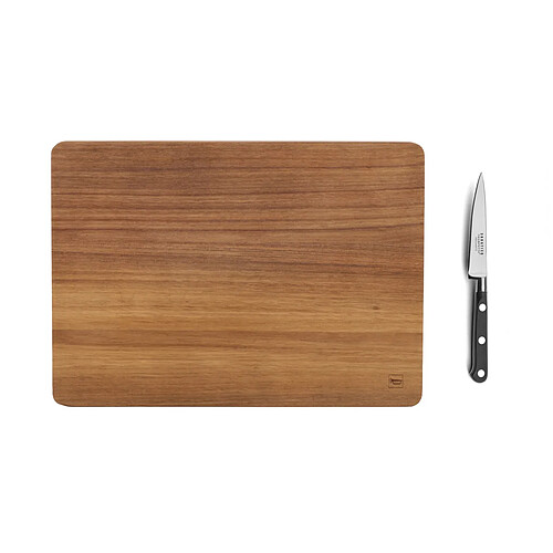 Sabatier Trompette Origin - Planche à découper 39x28x3cm et Couteau d'Office 10cm