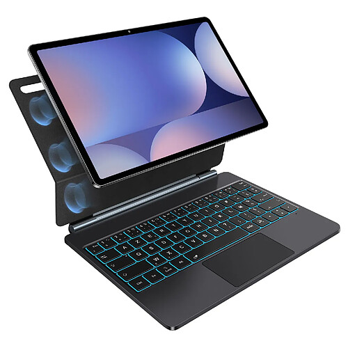 VANWIN Clavier Pour Samsung Galaxy Tab S10+Plus/S9+Plus/S9 FE+Plus/S8+Plus/S7+Plus 12,4"AZERTY