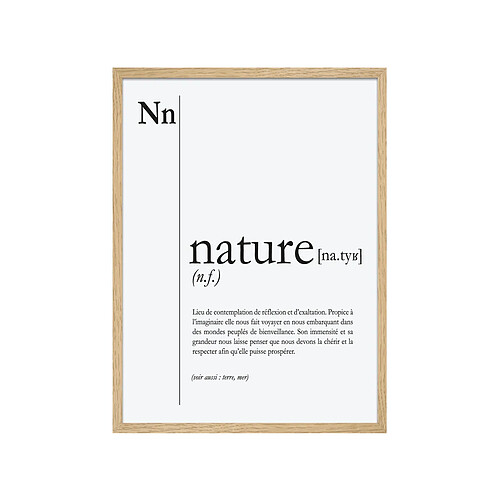 4murs Tableau Nature - Blanc