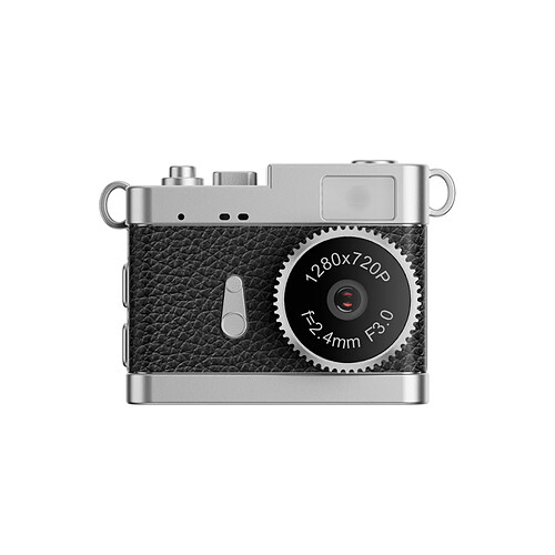 INF Mini caméra Vlog portable : Vidéo HD 1080P, écran IPS 0,96", lumière de remplissage LED Bl