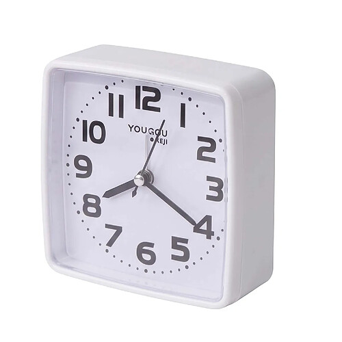 Avizar Réveil de Table 13cm pour Chambre Affichage de l'Heure Clair et Précis Blanc