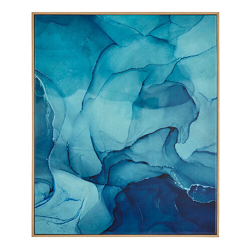 4murs Toile imprimée Glossy - Bleu