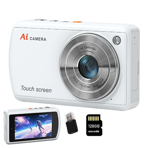 VURAHOME Appareil Photo Intelligent Filtres Beauté IA Écran Tactile 3.6" 128G DC310W