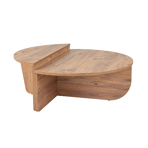 Hanah Home Table basse en bois - 90 x 60 x 30 cm - Pin atlantique