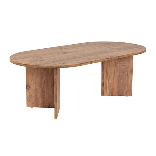 Hanah Home Table basse en bois - 60 x 119 x 40 cm - Pin atlantique