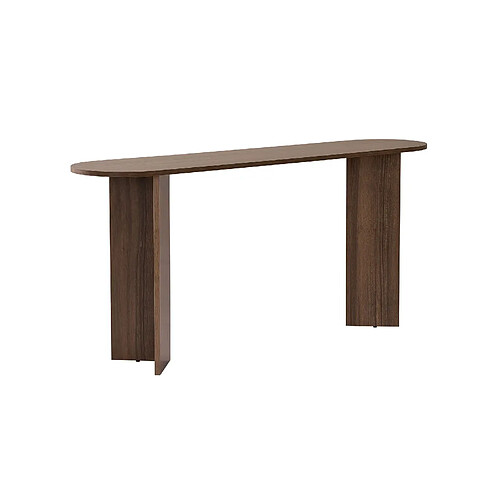 Hanah Home Console en bois [ ]Sira[ ] - 150 x 35 x 75 cm - Noyer