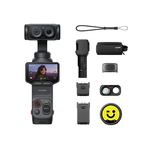 INSTA360 Caméra Luna Ultra Noir - Pack Créateur