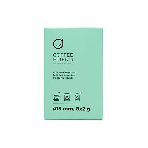 Pastilles de nettoyage universelles pour machines à café Coffee Friend, 8 pcs.