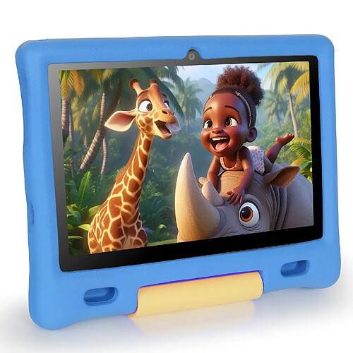 byxsb Tablette Android 15 pour enfants, 10 pouces, 20GB RAM + 128GB ROM,Bleu