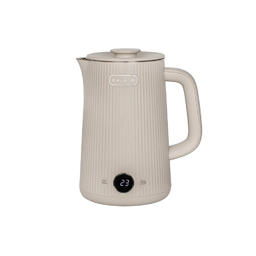 Bouilloire électrique CHiATO heatPLAY Groove – 1.7 L, sable clair