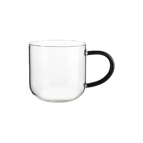 Mug Asa selection Verre borosilicate - Noir 400 ml