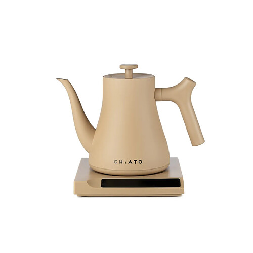 Bouilloire électrique CHiATO flowPLAY Classic – 0.6 L, sable