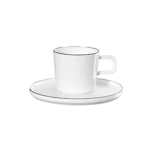 ASA Selection Tasse espresso Asa-selection Porcelaine - Blanc/noir 80 ml
