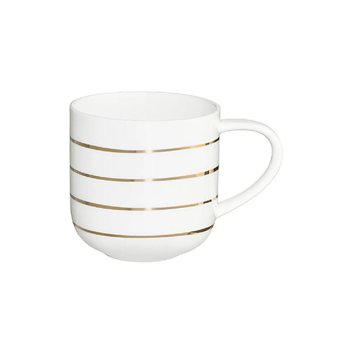 Mug Asa selection Porcelaine - Blanc et or 400 ml