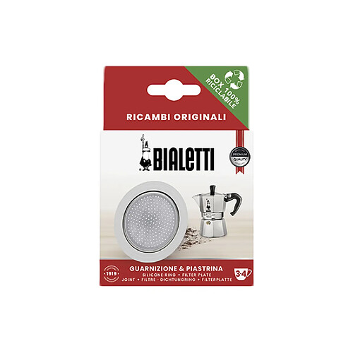 Bialetti Joint et filtre cafetière - Blanc