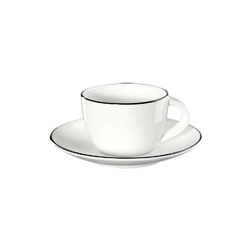 Tasse espresso Asa selection Porcelaine - Noir 70 ml