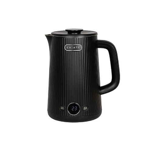 Bouilloire électrique CHiATO heatPLAY Groove – 1.7 L, noire