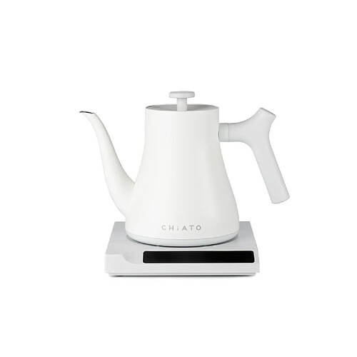Bouilloire électrique CHiATO flowPLAY Classic - 0,6 L, blanche