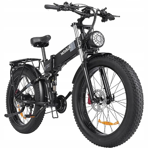 Vélo électrique Ridstar H26 Pro Double Moteur 3000W batterie 52V 23Ah freins hydrauliques