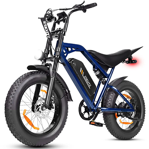 Vélo électrique Eskute V202 batterie 48V 20.8Ah autonomie 80km vitesse 40km/h 7V Shimano