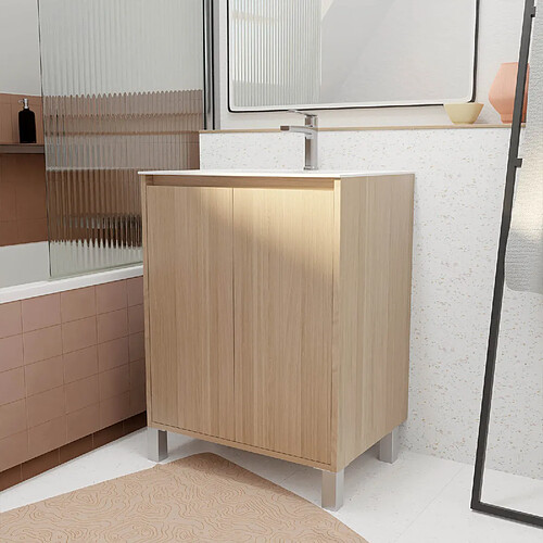 Aurlane Meuble salle de bain 60 cm