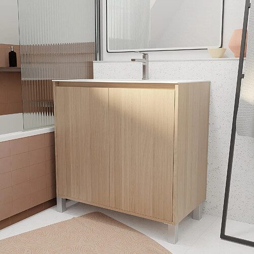 Aurlane Meuble salle de bain 80 cm