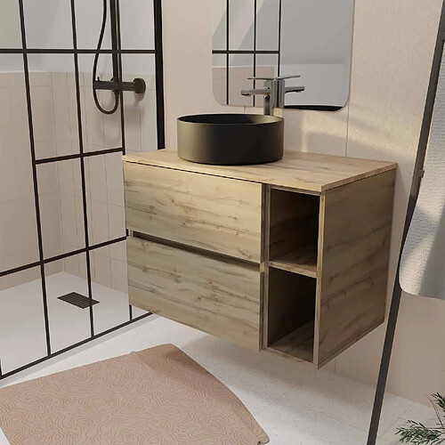 Aurlane Meuble salle de bain 80 cm